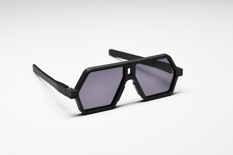 Press kit | 2432-02 - Press release | Introducing CSJT // CE SOIR JE T'AIME: Italy's New Wave - CSJT - Industrial Design - CSJT 2025 CAMPAIGN // ALLURE // 3d printed eyewear   - Photo credit: Mocchetti and Kraus // Beyond Artists