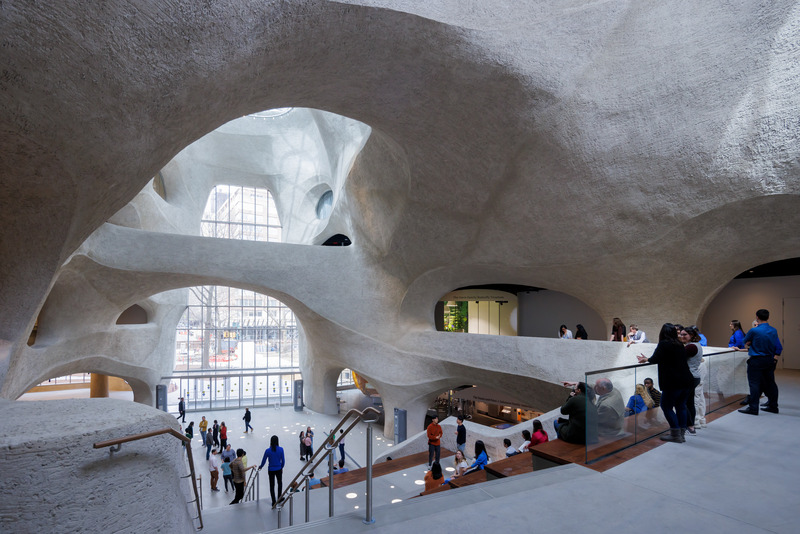 Dossier de presse | 4709-14 - Communiqué de presse | Designers of the Year Shortlist Revealed for Dezeen Awards 2024 - Dezeen - Concours - Gilder Center by Studio Gang