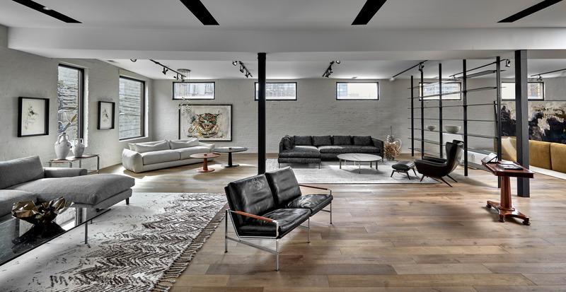 Dossier de presse | 5912-01 - Communiqué de presse | A Tale of Multiple Cities: Cohlmeyer Architecture’s Enduring Collaboration with Montauk Sofa - Cohlmeyer Architecture - Design d’intérieur commercial - Montauk Sofa Chicago - Crédit photo : Toni Soluri