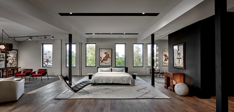 Dossier de presse | 5912-01 - Communiqué de presse | A Tale of Multiple Cities: Cohlmeyer Architecture’s Enduring Collaboration with Montauk Sofa - Cohlmeyer Architecture - Design d’intérieur commercial - Montauk Sofa Chicago - Crédit photo : Toni Soluri