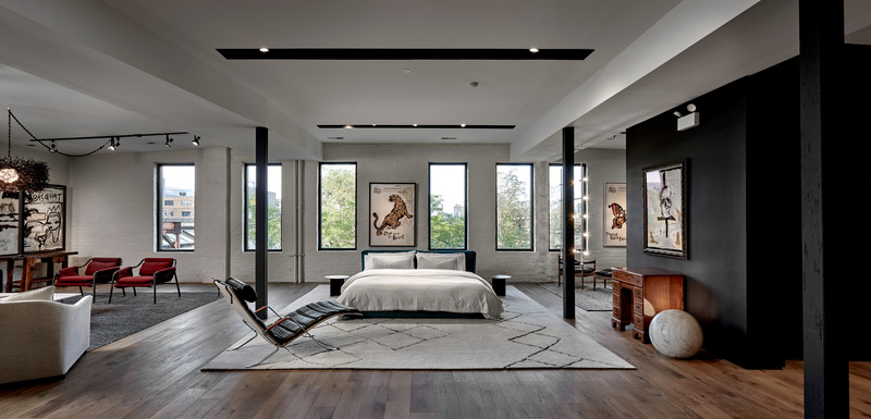 Dossier de presse | 5912-01 - Communiqué de presse | A Tale of Multiple Cities: Cohlmeyer Architecture’s Enduring Collaboration with Montauk Sofa - Cohlmeyer Architecture - Design d’intérieur commercial - Montauk Sofa Chicago - Crédit photo : Toni Soluri
