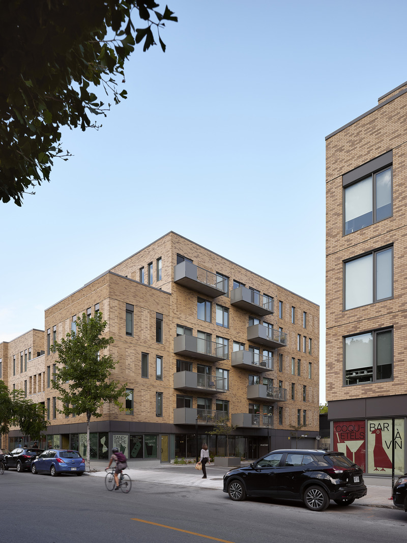 Press kit | 1676-08 - Press release | Mellem Ville-Marie: A Model of Gentle Densification Inspired by Montreal - ADHOC - Residential Architecture - Photo credit: Maxime Brouillet 