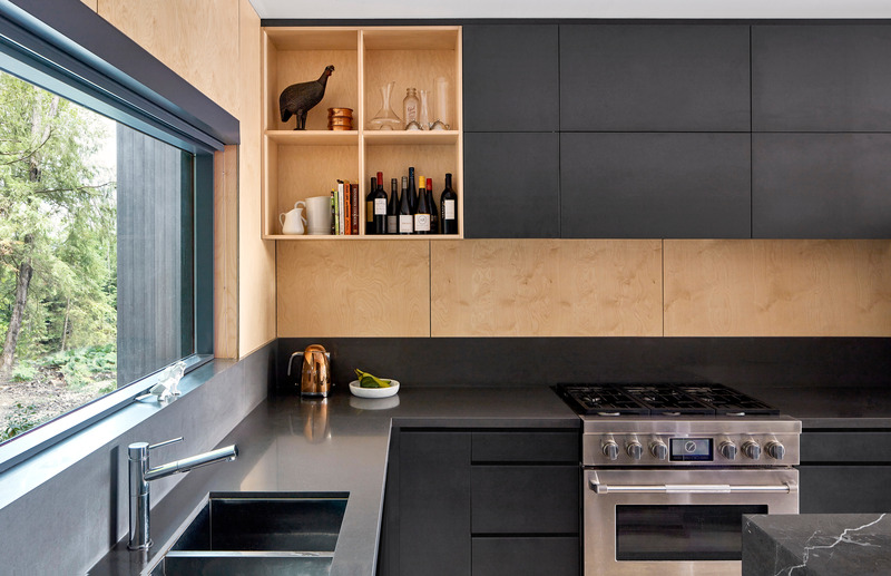 Dossier de presse | 1513-14 - Communiqué de presse | Catchacoma Cottage - Dubbeldam Architecture + Design - Architecture résidentielle - Catchacoma Cottage - Kitchen Detail - Crédit photo : Riley Snelling