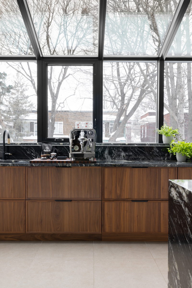 Press kit | 3322-03 - Press release | The Côte-Sainte-Catherine House - Le Borgne Rizk Architecture - Residential Architecture - Photo credit: Studio CRBN