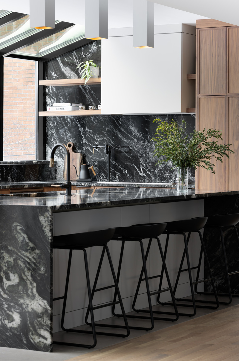 Press kit | 3322-03 - Press release | The Côte-Sainte-Catherine House - Le Borgne Rizk Architecture - Residential Architecture - Photo credit: Studio CRBN
