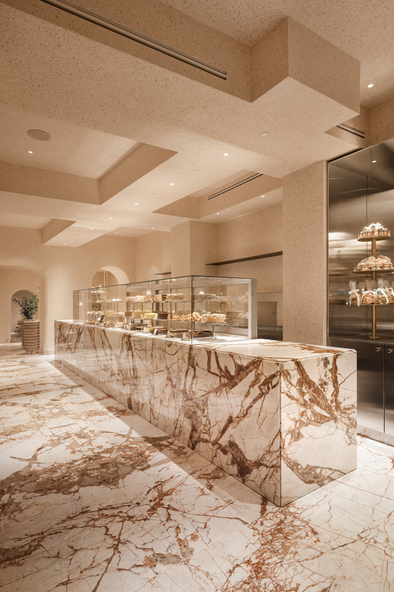 Press kit | 6673-02 - Press release | Cukiernia - The Pastry Shop With Walls Covered in Eggshell Plaster - YOD Group - Commercial Interior Design - Photo credit:  Yevhenii Avramenko 