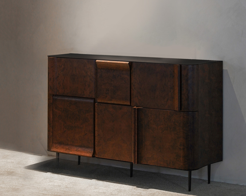 Dossier de presse | 7618-01 - Communiqué de presse | hm-LI Studio Introduces Three New Furniture Collections: Weaving Chair, Le Sourire Chair, and Curl Cabinet Series - hm-LI Studio - Produit - Crédit photo : hm-LI Studio