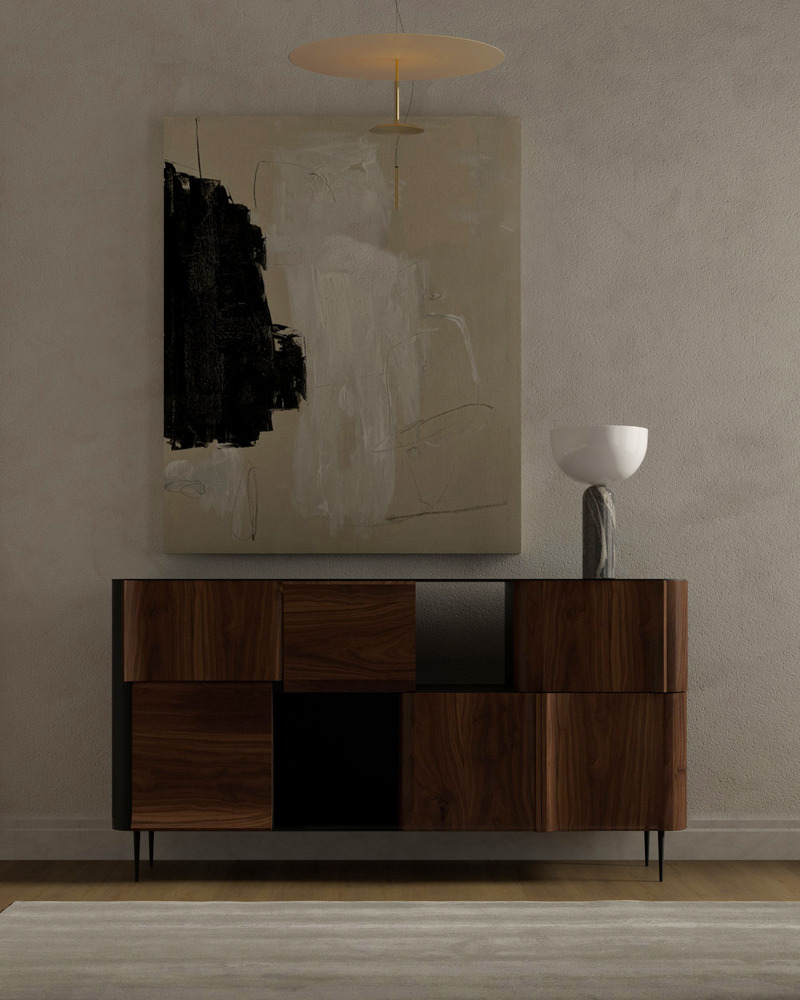 Dossier de presse | 7618-01 - Communiqué de presse | hm-LI Studio Introduces Three New Furniture Collections: Weaving Chair, Le Sourire Chair, and Curl Cabinet Series - hm-LI Studio - Produit - Crédit photo : hm-LI Studio