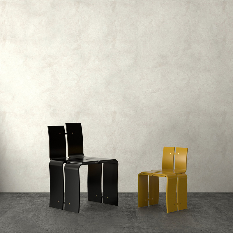 Dossier de presse | 7618-01 - Communiqué de presse | hm-LI Studio Introduces Three New Furniture Collections: Weaving Chair, Le Sourire Chair, and Curl Cabinet Series - hm-LI Studio - Produit - Crédit photo : hm-LI Studio