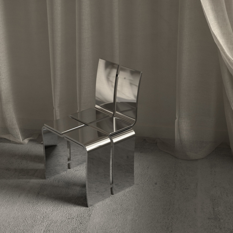 Dossier de presse | 7618-01 - Communiqué de presse | hm-LI Studio Introduces Three New Furniture Collections: Weaving Chair, Le Sourire Chair, and Curl Cabinet Series - hm-LI Studio - Produit - Crédit photo : hm-LI Studio