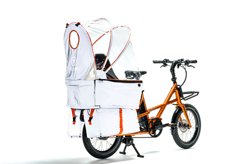 Press kit | 1833-08 - Press release | VELLO SUB Full Weather Protection with the Cocoon 360°Reflective - VELLO Bike - Product - VELLO SUB Cocoon 3 - Photo credit: Stephan Doleschal for VELLO Bike