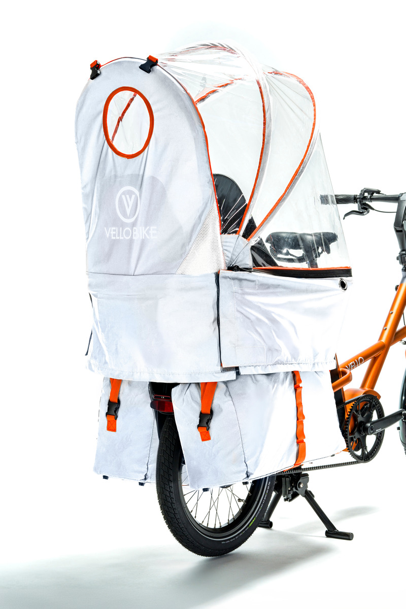Press kit | 1833-08 - Press release | VELLO SUB Full Weather Protection with the Cocoon 360°Reflective - VELLO Bike - Product - VELLO SUB Cocoon 4 - Photo credit: Stephan Doleschal for VELLO Bike