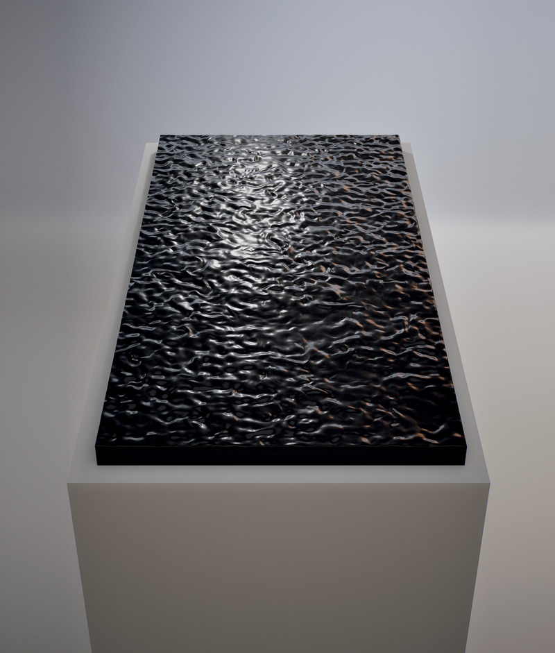 Press kit | 1177-17 - Press release | Glint - Ceramiche Refin - Product - Glint Variation 30x60cm, a single piece of art produced in a limited edition of 99 pieces and delivered with a numbered certificate of authenticity - Photo credit: Courtesy Ceramiche Refin