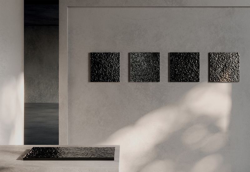 Press kit | 1177-17 - Press release | Glint - Ceramiche Refin - Product - Glint Variation 30x30cm, 4 different subjects  - Photo credit: Courtesy Ceramiche Refin