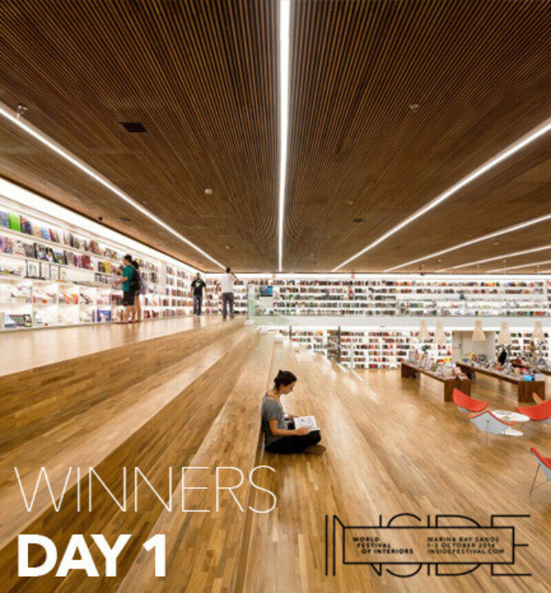 Salle de presse | v2com-newswire | Fil de presse | Architecture | Design | Art de vivre - Communiqué de presse - Une librairie brésilienne nommée meilleur design de boutique au monde malgré la féroce concurrence d'Harrods et des poids lourds de la mode - INSIDE: World Festival of Interiors