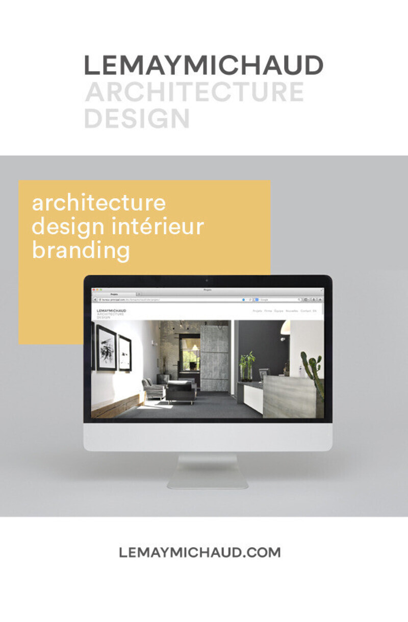 Newsroom | v2com-newswire | Newswire | Architecture | Design | Lifestyle - Press release - New visual identity and redesigned website - LEMAYMICHAUD Architecture Design