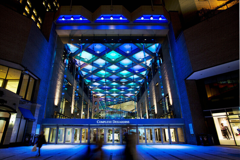 Newsroom | v2com-newswire | Newswire | Architecture | Design | Lifestyle - Press release - A Dynamic NewLighting Signature for Complexe Desjardins - Lightemotion