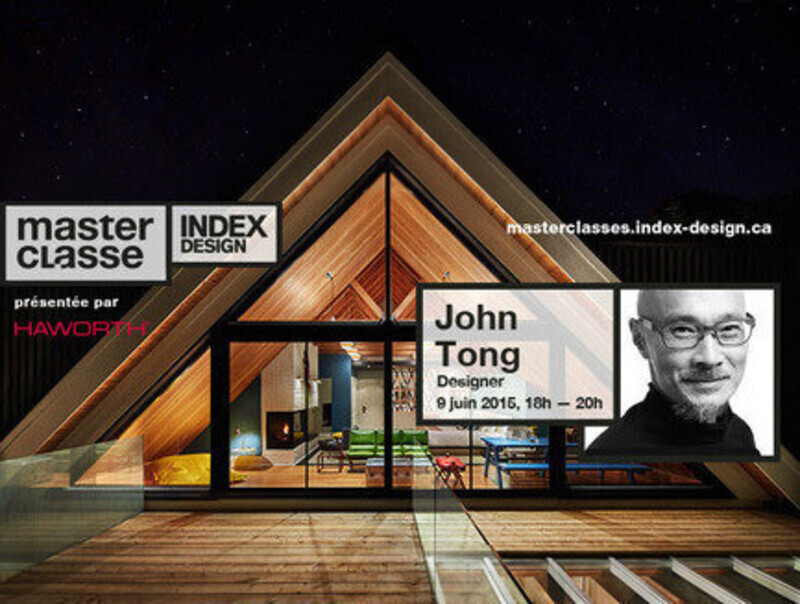 Dossier de presse - Communiqué de presse - "Mémoire et innovation", une Master Classe avec John Tong, designer - Index-Design
