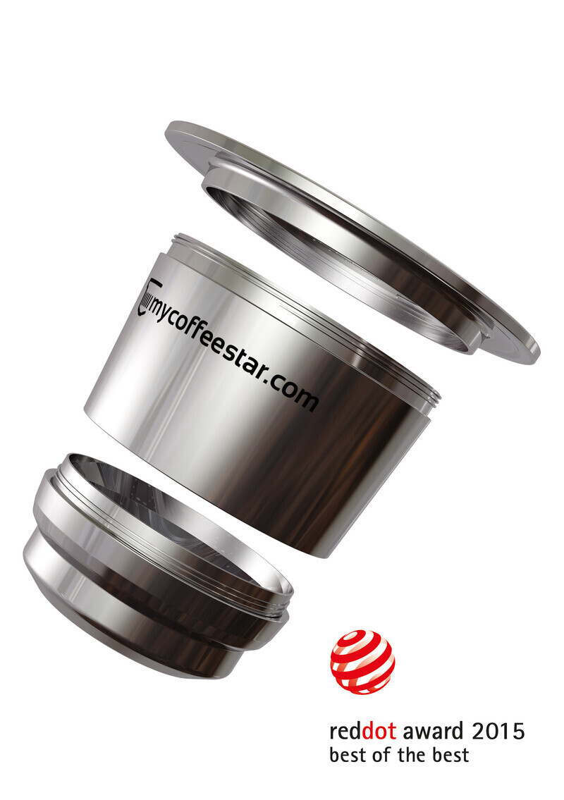 Newsroom | v2com-newswire | Newswire | Architecture | Design | Lifestyle - Press release - Reusable Nespresso® capsule shippable in a letter - mycoffeestar.com