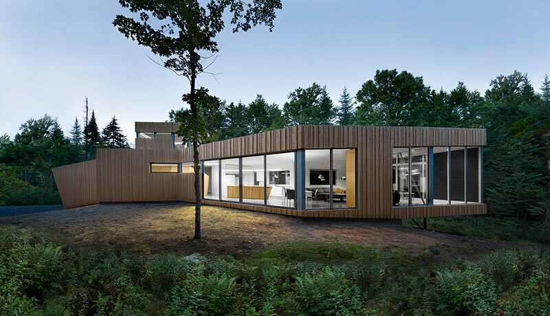 Newsroom | v2com-newswire | Newswire | Architecture | Design | Lifestyle - Press release - House on Lac Grenier - Paul Bernier Architecte