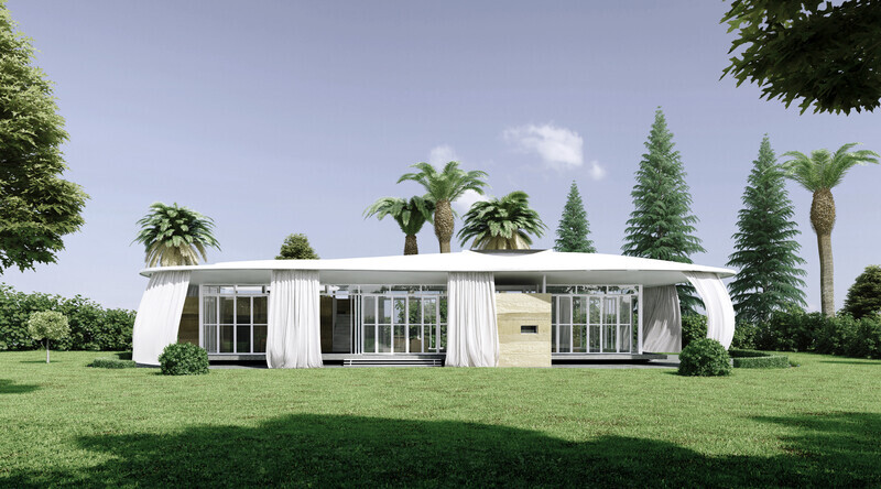 Salle de presse | v2com-newswire | Fil de presse | Architecture | Design | Art de vivre - Communiqué de presse - Residence-Atelier-Foundation, Marrakech, Maroc. Architecture hybride - Philippe Barriere Collective (PB+Co)