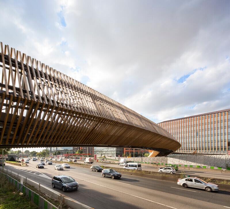 Newsroom | v2com-newswire | Newswire | Architecture | Design | Lifestyle - Press release - The Claude Bernard overpass - DVVD architecture, design and engineering agency