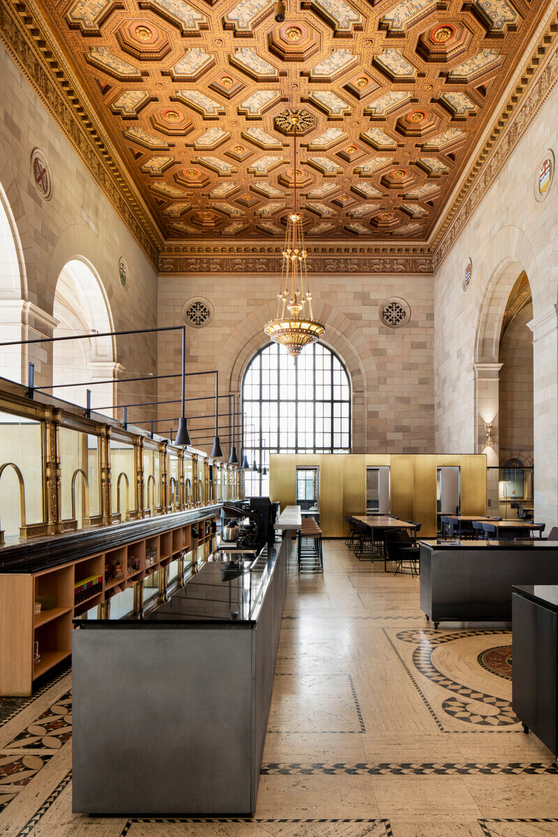 Dossier de presse - Communiqué de presse - Les bureaux Crew et son café - Henri Cleinge, architecte