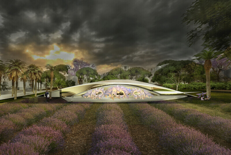 Salle de presse | v2com-newswire | Fil de presse | Architecture | Design | Art de vivre - Communiqué de presse - La piscine naturelle Lilu pour la communauté rurale de la Colline aux Oliviers - Philippe Barriere Collective (PB+Co)