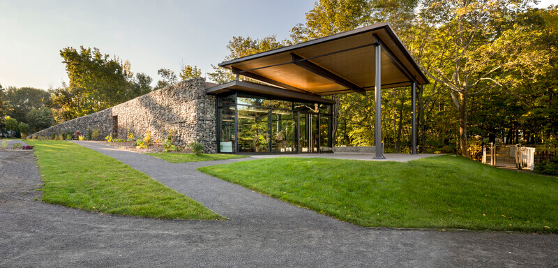 Salle de presse | v2com-newswire | Fil de presse | Architecture | Design | Art de vivre - Communiqué de presse - Harmonie entre nature, architecture et patrimoine : Pavillon paysage à St-Roch-des-Aulnaies - Anne Carrier Architectes