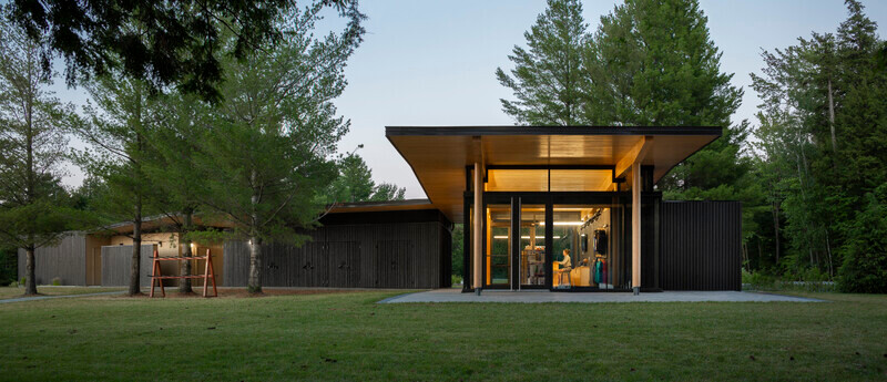 Salle de presse | v2com-newswire | Fil de presse | Architecture | Design | Art de vivre - Communiqué de presse - Opeongo: le pavillon de parc réinventé - Anne Carrier Architectes