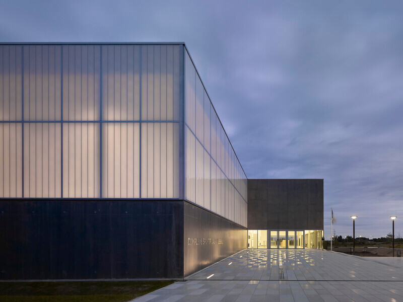 Salle de presse | v2com-newswire | Fil de presse | Architecture | Design | Art de vivre - Communiqué de presse - Complexe sportif de Bussy Saint-Georges - Martin Duplantier Architectes
