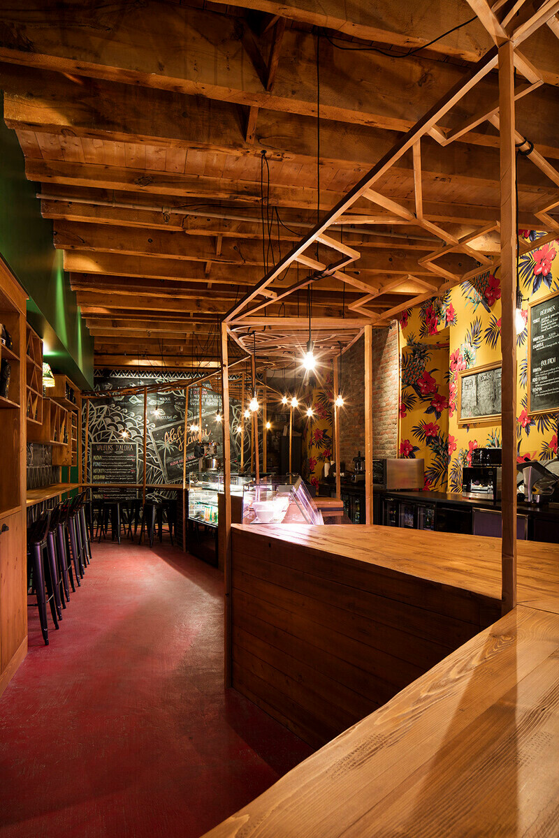 Salle de presse | v2com-newswire | Fil de presse | Architecture | Design | Art de vivre - Communiqué de presse - Aloha Espresso Bar :Café pour mordus de saveurs nouvelles et d’histoire - Jean de Lessard, Designers Créatifs