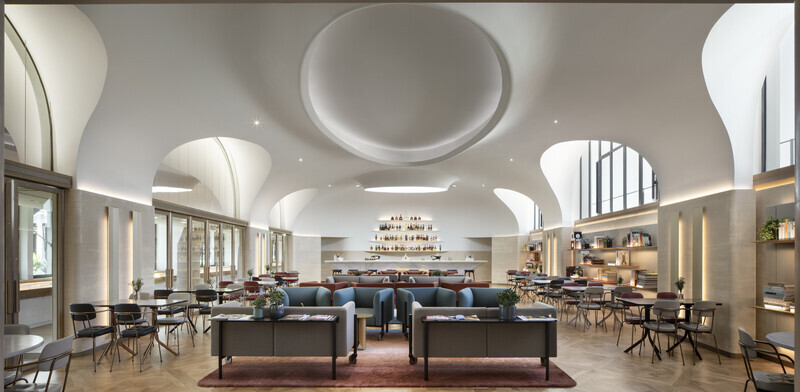 Salle de presse | v2com-newswire | Fil de presse | Architecture | Design | Art de vivre - Communiqué de presse - Moët Hennessy, nouveaux espaces de travail à Paris - Barbarito Bancel Architectes