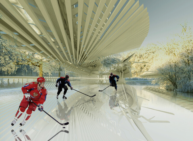 Newsroom | v2com-newswire | Newswire | Architecture | Design | Lifestyle - Press release - Photovoltaic Ice Skating Rink - Margot Krasojević Architects
