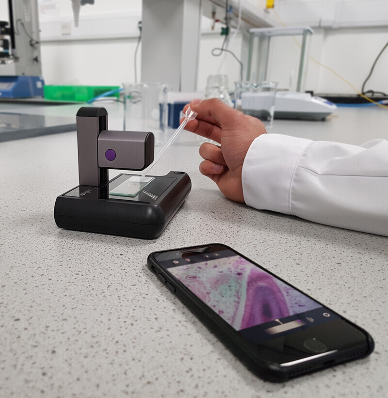 Newsroom | v2com-newswire | Newswire | Architecture | Design | Lifestyle - Press release - ioLight Portable High Resolution Microscope - Cambridge Industrial Design