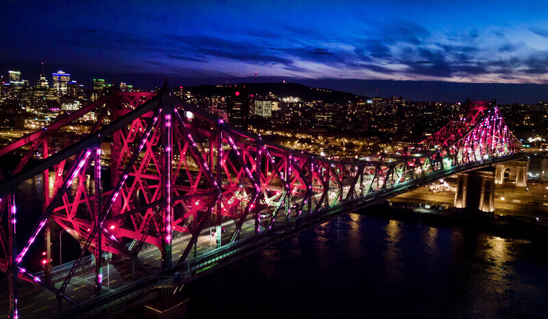 Newsroom | v2com-newswire | Newswire | Architecture | Design | Lifestyle - Press release - Illumination of the Jacques-Cartier Bridge | Creating the World's Most Connected Bridge - Moment Factory