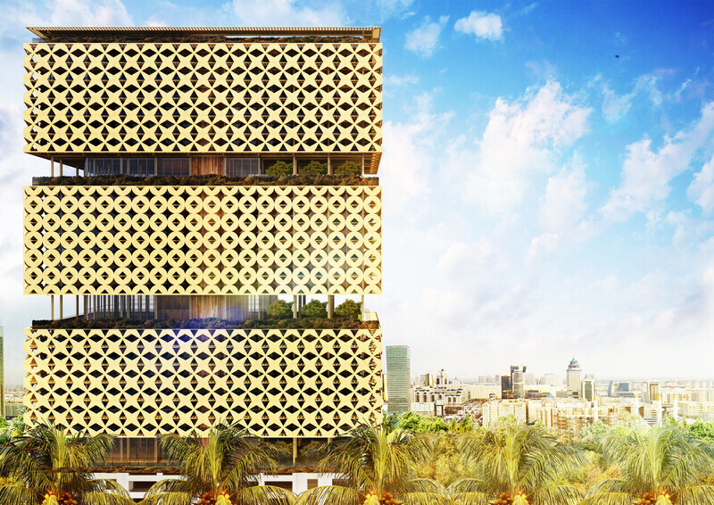 Newsroom | v2com-newswire | Newswire | Architecture | Design | Lifestyle - Press release - Lagos's Wooden Tower - HKA | Hermann Kamte & Associates