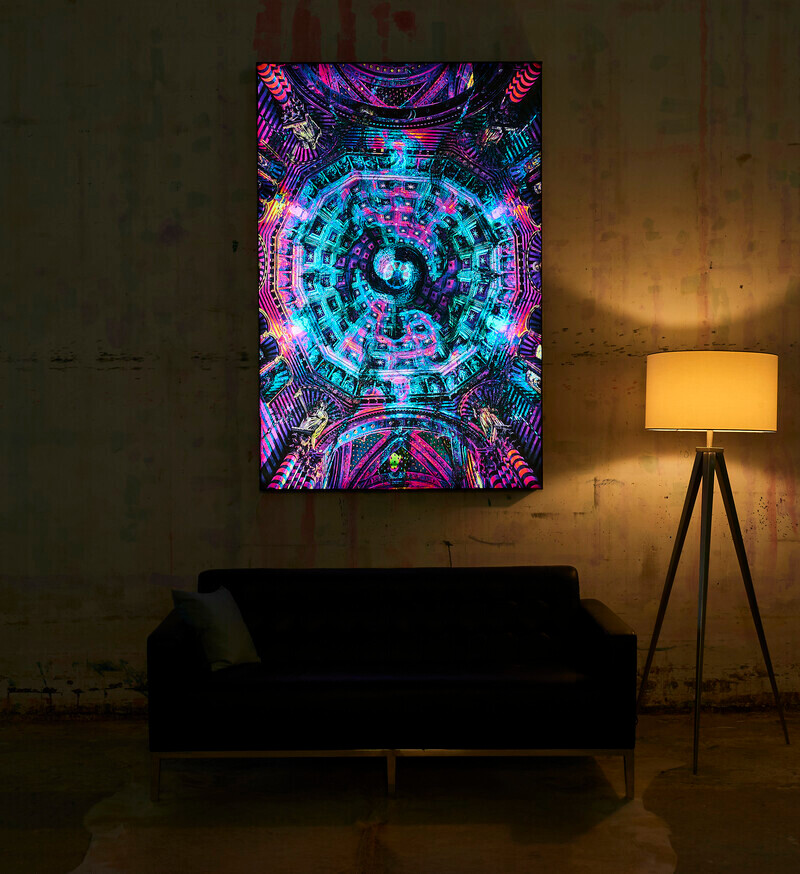 Newsroom | v2com-newswire | Newswire | Architecture | Design | Lifestyle - Press release - Big Naked Wall Creates New Art Category with Backlit Frames - Big Naked Wall