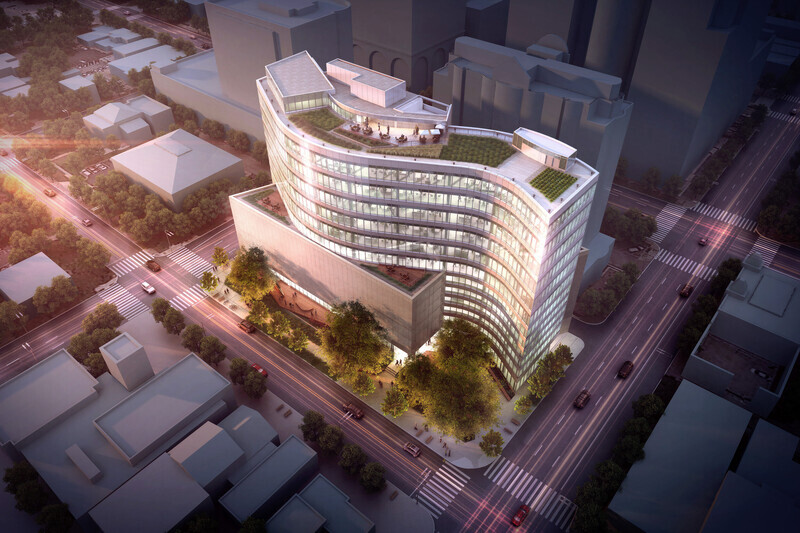 Salle de presse | v2com-newswire | Fil de presse | Architecture | Design | Art de vivre - Communiqué de presse - Inauguration du début des travaux pour le SXSW Headquarters - Pei Cobb Freed & Partners