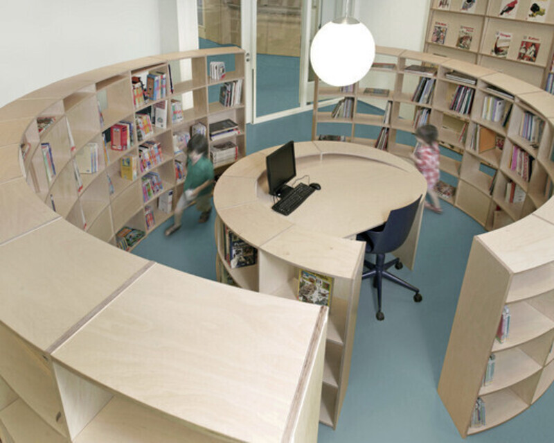Salle de presse | v2com-newswire | Fil de presse | Architecture | Design | Art de vivre - Communiqué de presse - Librairie à la forme spirale - Studio Dave Keune