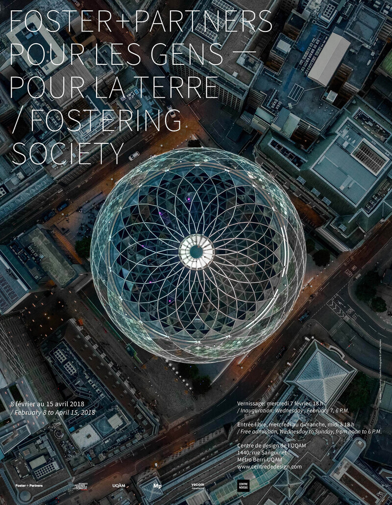 Newsroom | v2com-newswire | Newswire | Architecture | Design | Lifestyle - Press release - Fostering Society: Foster + Partners: Exhibition on Responsible Architecture Pioneers at the UQAM Centre de Design - UQAM Centre de Design