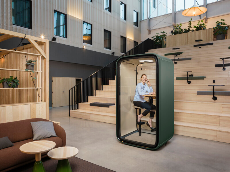 Newsroom | v2com-newswire | Newswire | Architecture | Design | Lifestyle - Press release - Framery Launches World’s First Connected Phone Booth as Offices Prepare for Growing Demand for Video Conferencing - d|vision 21
