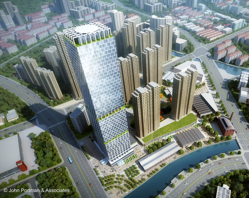 Salle de presse | v2com-newswire | Fil de presse | Architecture | Design | Art de vivre - Communiqué de presse - John Portman & Associates dévoile la conception de la « Super Tall Tower » à Wuxi en Chine - John Portman & Associates