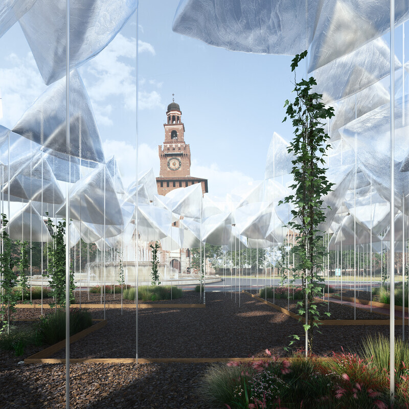Salle de presse | v2com-newswire | Fil de presse | Architecture | Design | Art de vivre - Communiqué de presse - Installation agrAir, présentée au Milan Design Week 2018 - Piuarch