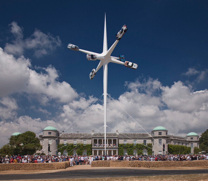 Newsroom | v2com-newswire | Newswire | Architecture | Design | Lifestyle - Press release - Porsche Sculpture: Goodwood Festival of Speed, 2018 - Gerry Judah