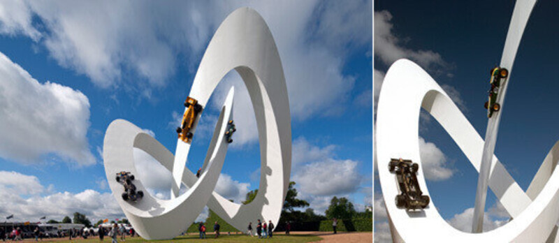 Newsroom | v2com-newswire | Newswire | Architecture | Design | Lifestyle - Press release - Lotus sculpture for the Goodwood Festival of Speed 2012 - Gerry Judah