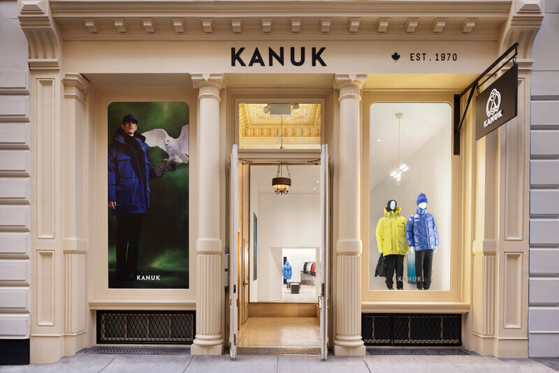 Newsroom | v2com-newswire | Newswire | Architecture | Design | Lifestyle - Press release - Kanuk Exports the Culture and Legacy of Its Iconic Brand Through Retro Futurist Design of New SoHo Store - Atelier Barda
