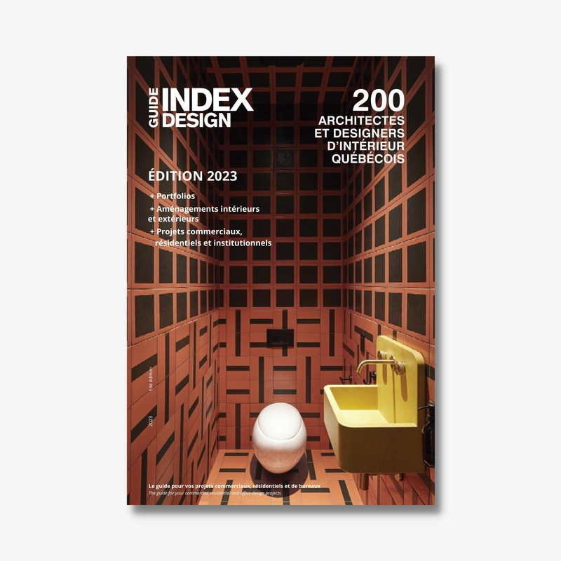 Dossier de presse - Communiqué de presse - Lancement de la 14e édition de la publication annuelle : le guide 200 architectes et designers d’intérieur québécois - Index-Design