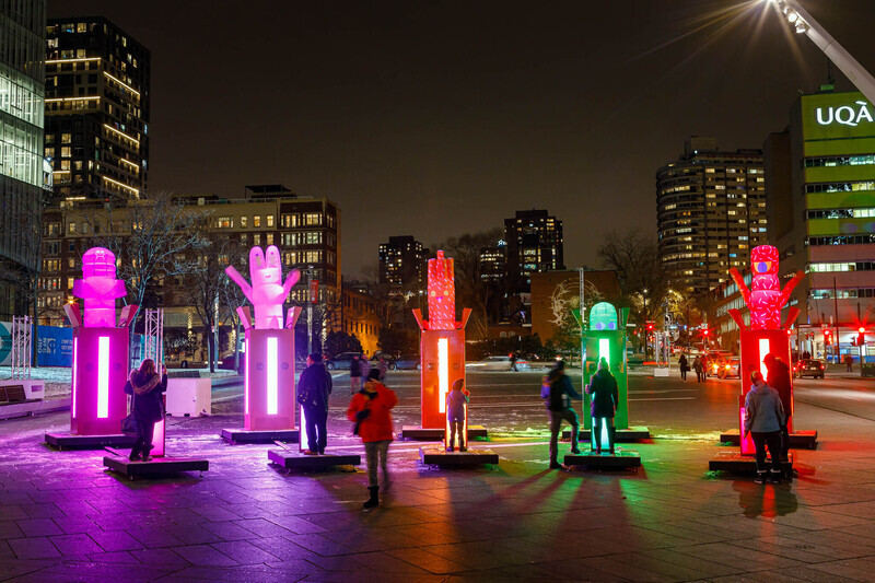 Newsroom | v2com-newswire | Newswire | Architecture | Design | Lifestyle - Press release - Luminothérapie: 10 Years of Winter Creativity in the Quartier des Spectacles - Quartier des Spectacles Partnership