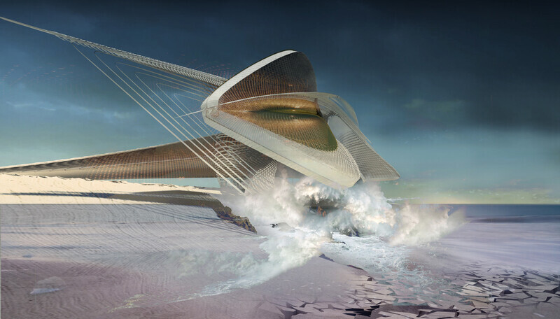 Newsroom | v2com-newswire | Newswire | Architecture | Design | Lifestyle - Press release - Hydroelectric sculpture gallery - Margot Krasojević Architecture